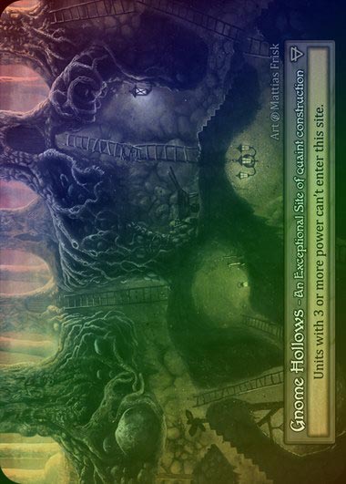 【FOIL】[Site] Gnome Hollows [beta-Exceptional]